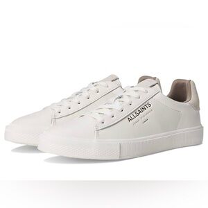 All Saints Off White Sneaker Size 8 NEW IN BOX
